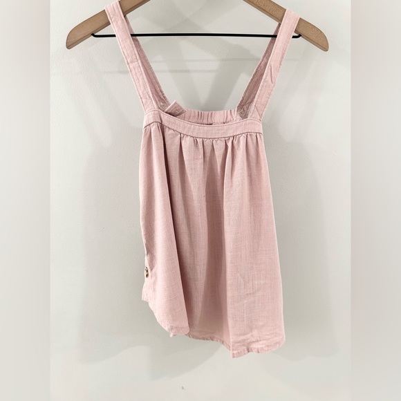 Universal Thread Button Detail Tank Pink Size XS - Picture 4 of 7
